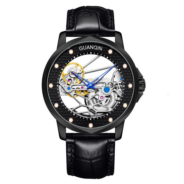 watch guanqin hollow-carved design mechanical hand-wind skeleton business wrist leather band waterproof men uhr, Slivery;brown
watch guanqin hollow-carved design mechanical hand-wind skeleton business wrist leather band waterproof men uhr, Slivery;brown