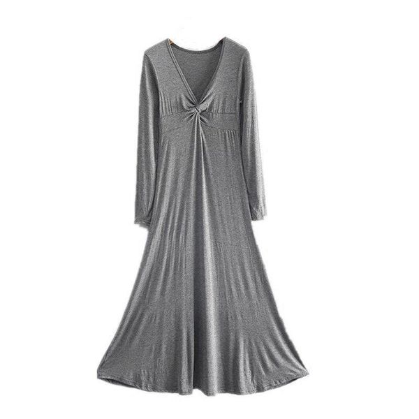 large sizes pijama slim women sleepwear bottom dress modal long sleeve dresses elegant tempting robe arrival loose nightdress, Black;red
large sizes pijama slim women sleepwear bottom dress modal long sleeve dresses elegant tempting robe arrival loose nightdress, Black;red