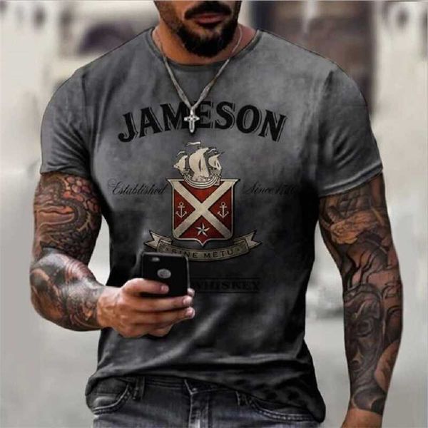 men's t-shirts summer t-shirt american style outdoor sports fitness 3d clothes, men loose large size round neck top, White;black
men's t-shirts summer t-shirt american style outdoor sports fitness 3d clothes, men loose large size round neck top, White;black