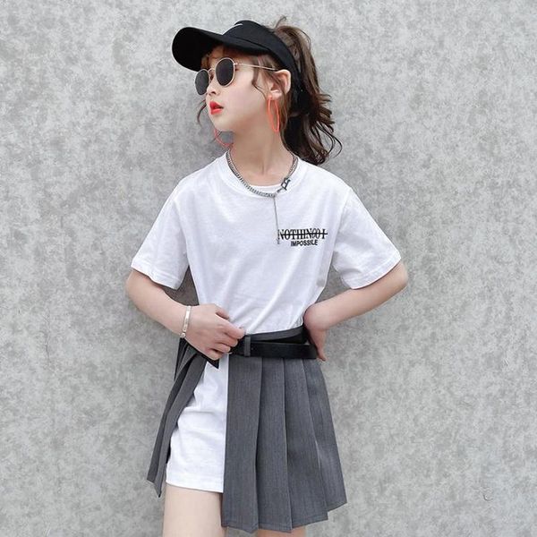 girls clothing sets summer white t-shirt+pleated skirt 2pcs for teen kids baby clothes outfits 4 8 12 14 years
girls clothing sets summer white t-shirt+pleated skirt 2pcs for teen kids baby clothes outfits 4 8 12 14 years
