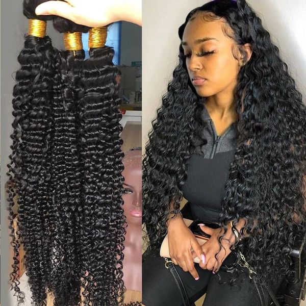 human hair bulks 1 3 4 bundles 30 32 40 inch loose deep wave brazilian weave curly bundle water wholesale remy extension, Black
human hair bulks 1 3 4 bundles 30 32 40 inch loose deep wave brazilian weave curly bundle water wholesale remy extension, Black
