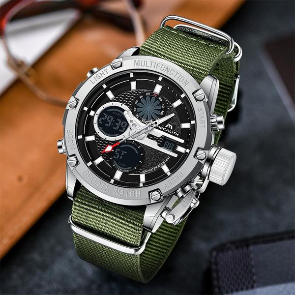 wristwatches megalith wrist watch for man fashion casual sport waterproof green nylon big face quartz clock relogio masculino 8236, Slivery;brown
wristwatches megalith wrist watch for man fashion casual sport waterproof green nylon big face quartz clock relogio masculino 8236, Slivery;brown
