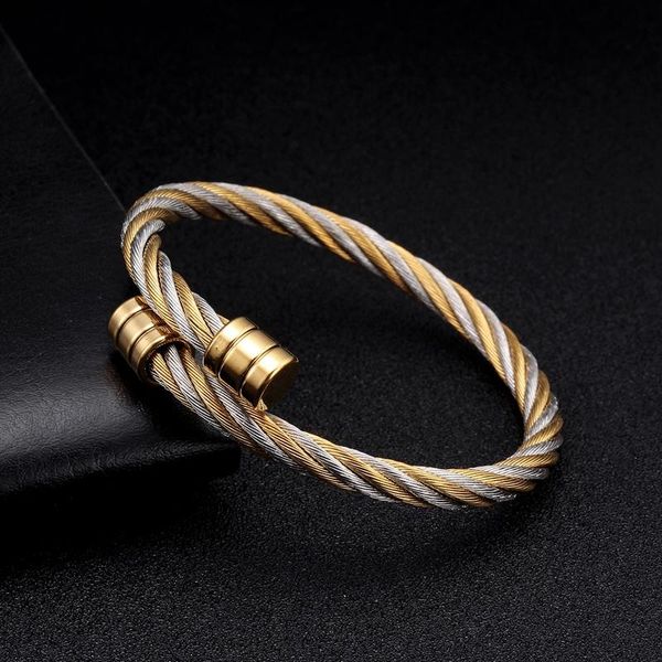 cool brand braided stainless steel open cuff bracelets men women jewelry gold color sporty chain link charm pulsera link,, Black
cool brand braided stainless steel open cuff bracelets men women jewelry gold color sporty chain link charm pulsera link,, Black