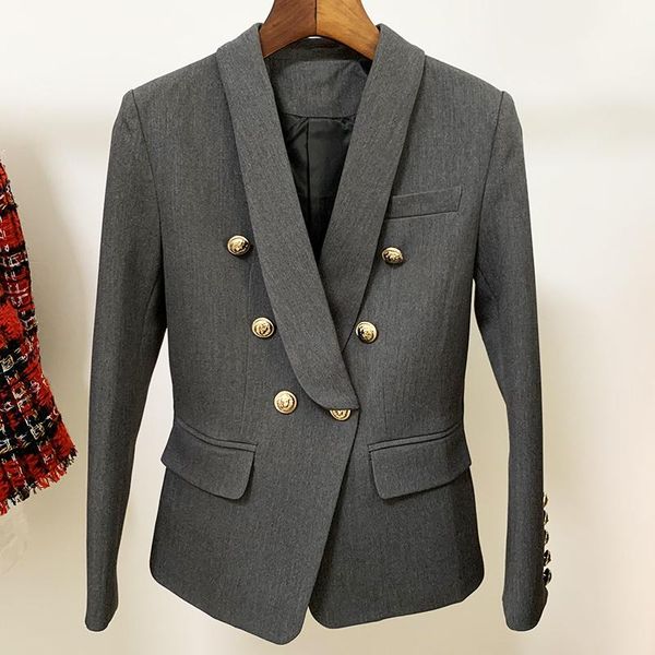 women's suits & blazers 2021 est designer jacket women's slim fitting double breasted metal lion buttons shawl collar blaze, White;black
women's suits & blazers 2021 est designer jacket women's slim fitting double breasted metal lion buttons shawl collar blaze, White;black