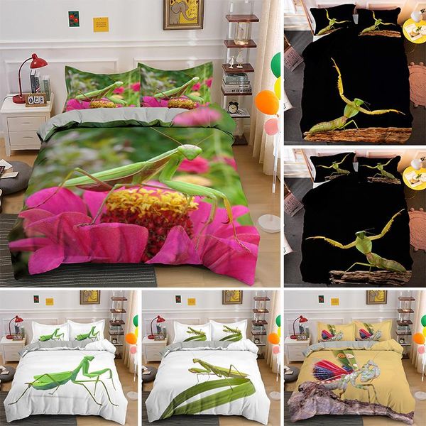 bedding sets green praying mantis king size soft microfiber quilt duvet cover with pillowcase kids bedclothes
bedding sets green praying mantis king size soft microfiber quilt duvet cover with pillowcase kids bedclothes