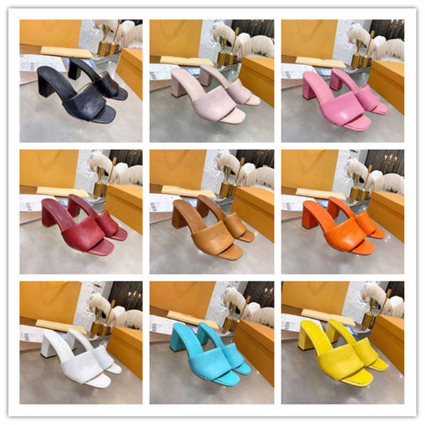 designer luxury slippers revival mule high heels shoes women slides sandals black pink orange blue waterfront heel sandals with box
designer luxury slippers revival mule high heels shoes women slides sandals black pink orange blue waterfront heel sandals with box