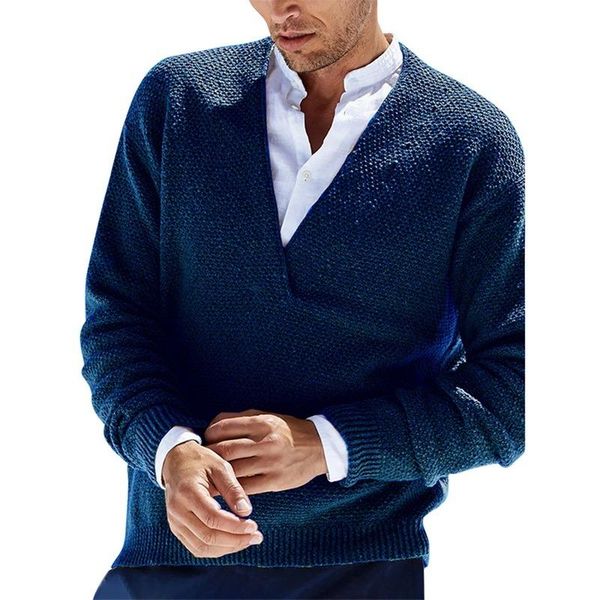 men's sweaters 2021 spring and autumn brand european american pullover solid color long sleeve v-neck knitted sweater, White;black
men's sweaters 2021 spring and autumn brand european american pullover solid color long sleeve v-neck knitted sweater, White;black