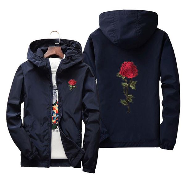 men's jackets oversized 7xl zipper jacket rose embroidery bomber men casual hooded sunscreen quick dry, Black;brown
men's jackets oversized 7xl zipper jacket rose embroidery bomber men casual hooded sunscreen quick dry, Black;brown