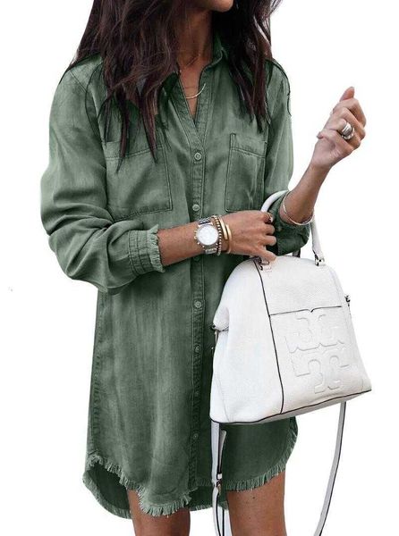 women's blouses & shirts hirigin fashion summer autumn streetwear shirt dress long sleeve solid blouse haut qcz6, White
women's blouses & shirts hirigin fashion summer autumn streetwear shirt dress long sleeve solid blouse haut qcz6, White