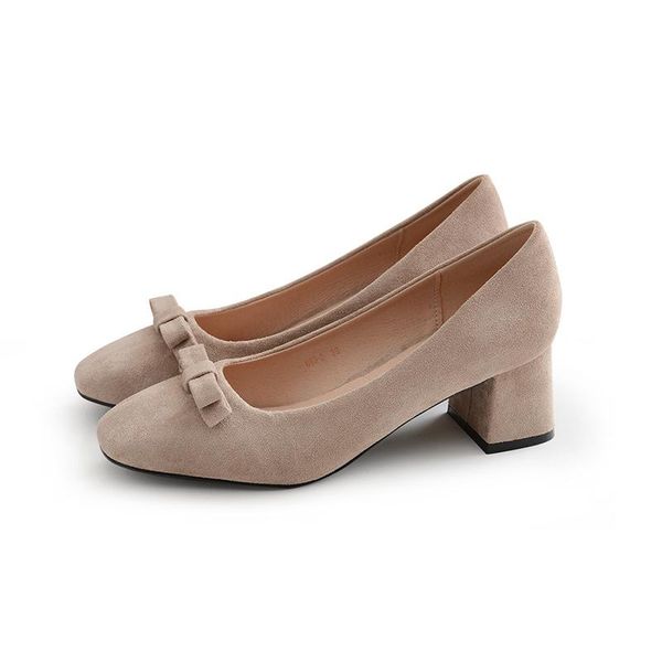dress shoes women spring pumps single female square head bow tie thick with high heels, Black
dress shoes women spring pumps single female square head bow tie thick with high heels, Black
