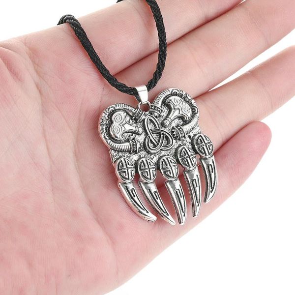 pendant necklaces vikingtrinity knot bear punk necklace for women men slavic jewelry vintage berserker party gift, Silver
pendant necklaces vikingtrinity knot bear punk necklace for women men slavic jewelry vintage berserker party gift, Silver