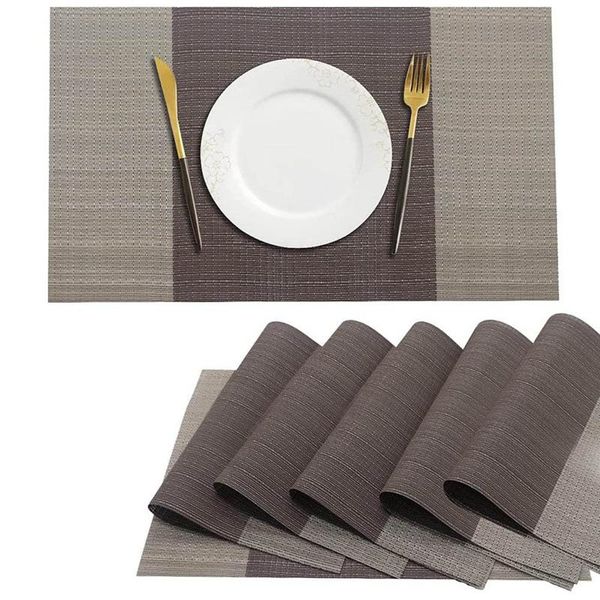 mats & pads placemat set of 6 heat resistant placemats washable pvc wear-resistant for table
mats & pads placemat set of 6 heat resistant placemats washable pvc wear-resistant for table