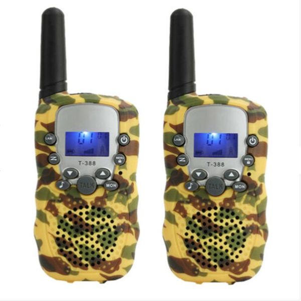 walkie talkie 2pcs/set t388 children's portable handheld long rangetransceiver toys for kid outdoor camping birthday xmas gifts
walkie talkie 2pcs/set t388 children's portable handheld long rangetransceiver toys for kid outdoor camping birthday xmas gifts