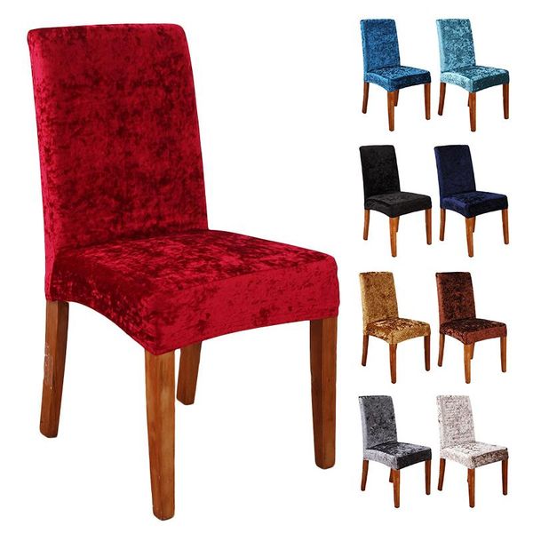 1/2/4/6pcs shiny velvet dining chair cover spandex slipcover elastic stretch cases for room kitchen banquet covers
1/2/4/6pcs shiny velvet dining chair cover spandex slipcover elastic stretch cases for room kitchen banquet covers