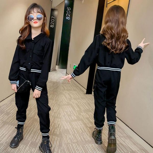 girls suits 2021 spring autumn long sleeve turn-down collar jackets outwear+pants 2pcs suit for 4-14 cute girl birthday outfit clothing sets, White
girls suits 2021 spring autumn long sleeve turn-down collar jackets outwear+pants 2pcs suit for 4-14 cute girl birthday outfit clothing sets, White