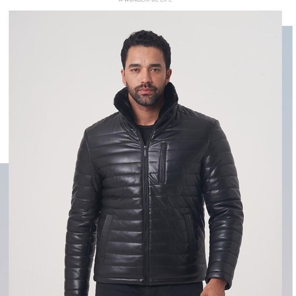 men's jackets leather jacket men 2021 fashion mens winter coat casual brand apparel ogmando2080, Black;brown
men's jackets leather jacket men 2021 fashion mens winter coat casual brand apparel ogmando2080, Black;brown