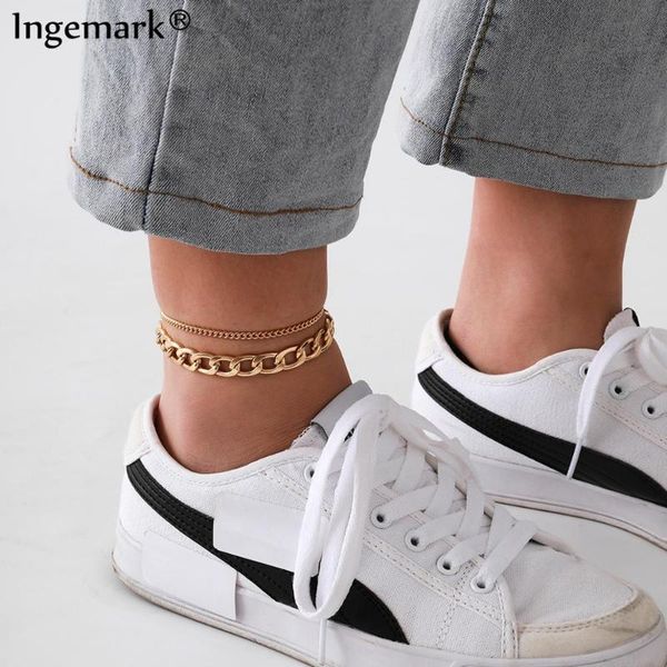 anklets vintage layered cuban chunky gold color chain ankle bracelet iron fashion summer shoe sandals foot accessories year gifts, Red;blue
anklets vintage layered cuban chunky gold color chain ankle bracelet iron fashion summer shoe sandals foot accessories year gifts, Red;blue