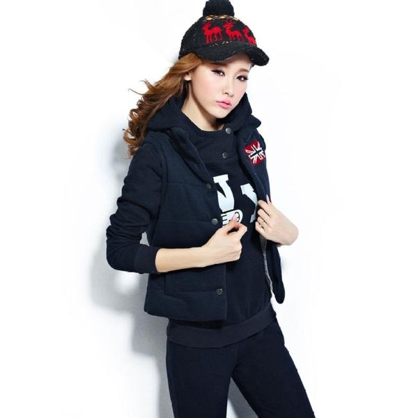 women's hoodies & sweatshirts autumn and winter fashion women suit tracksuits casual set with a hood fleece sweatshirt three pieces, Black
women's hoodies & sweatshirts autumn and winter fashion women suit tracksuits casual set with a hood fleece sweatshirt three pieces, Black