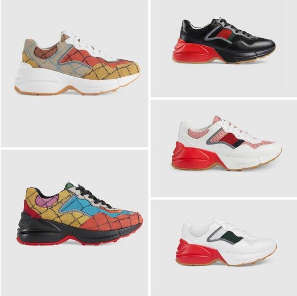 2021 designer shoes rhyton sneakers beige men trainers vintage luxury chaussures ladies with box size 35-45, Black
2021 designer shoes rhyton sneakers beige men trainers vintage luxury chaussures ladies with box size 35-45, Black