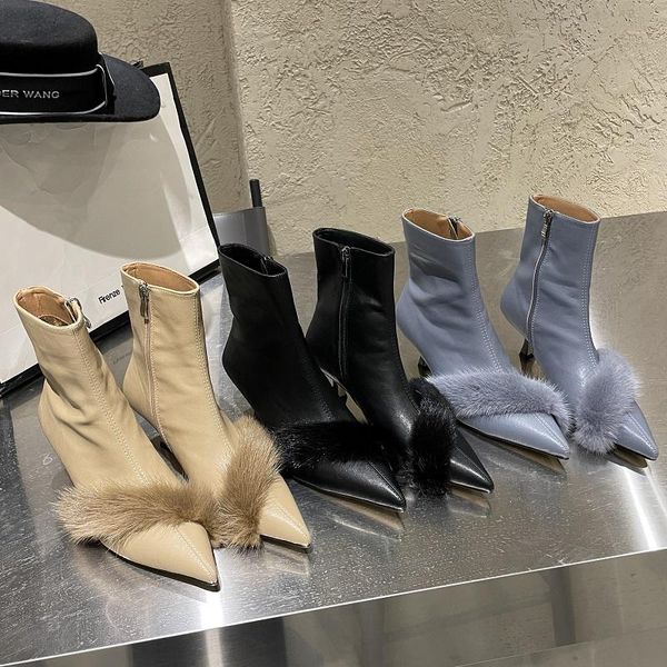 boots women 2021 high heels for fashion ankle female shoes ladies designer booties woman, Black
boots women 2021 high heels for fashion ankle female shoes ladies designer booties woman, Black