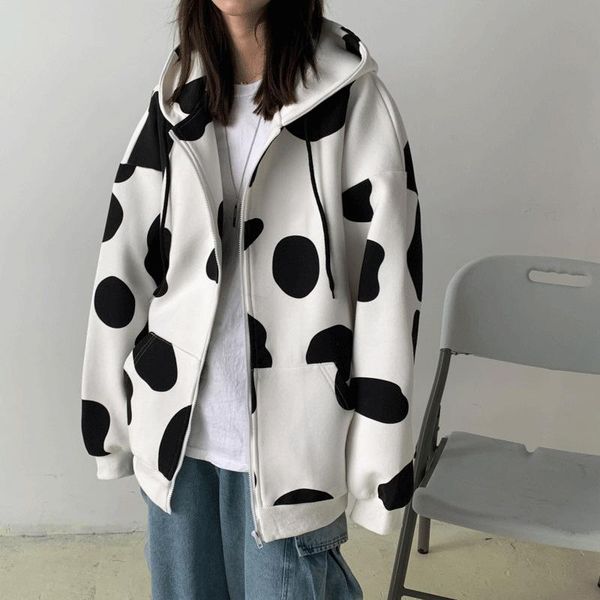 milk hoodie women's autumn and winter trend large size loose plus velvet thick couple jacket men's hoodies & sweatshirts, Black
milk hoodie women's autumn and winter trend large size loose plus velvet thick couple jacket men's hoodies & sweatshirts, Black