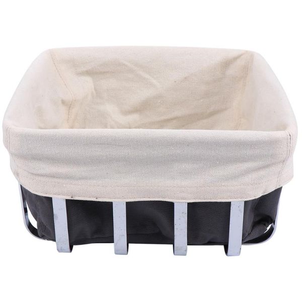 stainless steel bread basket with cloth liner storage container fruit tableware organizer (square) baskets
stainless steel bread basket with cloth liner storage container fruit tableware organizer (square) baskets