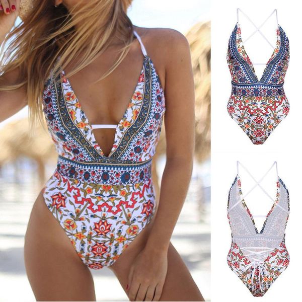 one-piece suits v-neck monokini swimsuit bathing swimwear beachwear women push up bikini bandage print
one-piece suits v-neck monokini swimsuit bathing swimwear beachwear women push up bikini bandage print