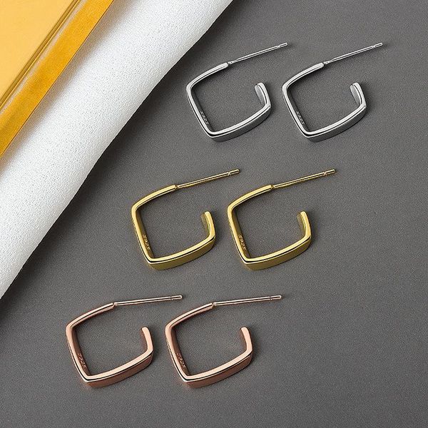 hoop & huggie 925 sterling silver piercing square statement earring for women wedding jewelry eh433, Golden;silver
hoop & huggie 925 sterling silver piercing square statement earring for women wedding jewelry eh433, Golden;silver