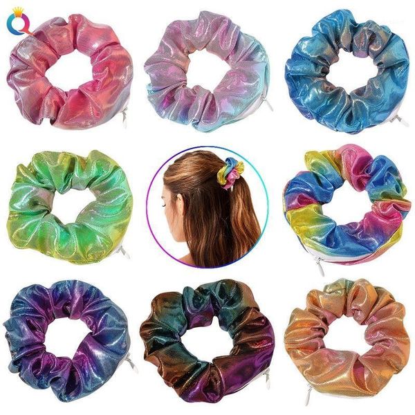 laser gradient zipper women hair scrunchies ring elastic bands bobble sports dance velvet soft charming scrunchie hairband1
laser gradient zipper women hair scrunchies ring elastic bands bobble sports dance velvet soft charming scrunchie hairband1