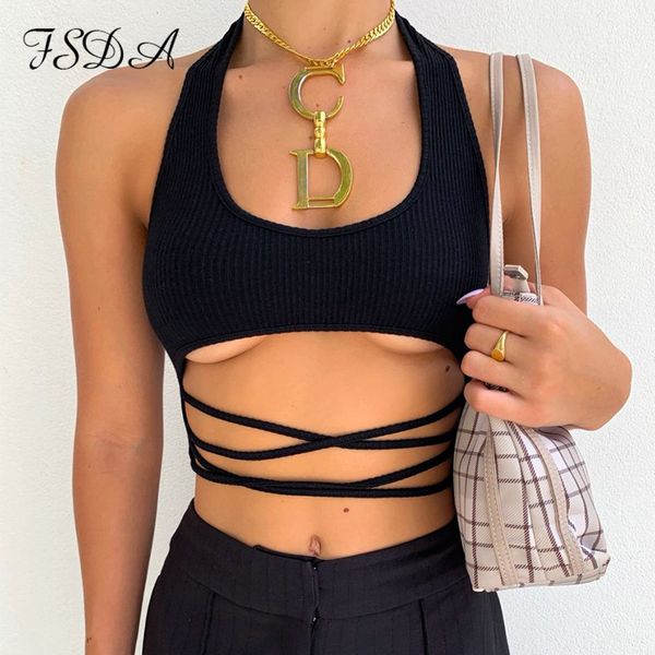 2021 summer halter neck crop women black bandage hollow out sleeveless fashion off shoulder backless tank, Black;white
2021 summer halter neck crop women black bandage hollow out sleeveless fashion off shoulder backless tank, Black;white
