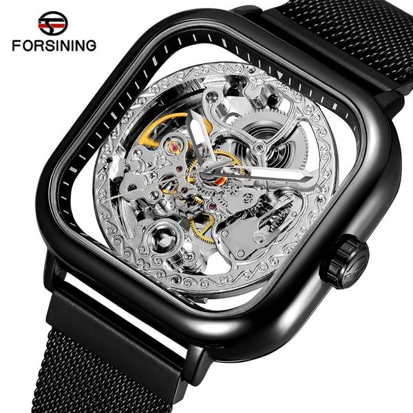 2019 luxury forsining business automatic mechanical watches men transparent case magneet strap, Slivery;brown
2019 luxury forsining business automatic mechanical watches men transparent case magneet strap, Slivery;brown