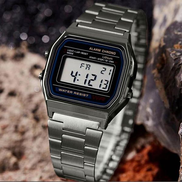 wristwatches a158 waterproof dual personality men's and women multi function retro led electronic watch silver square sports classic wa, Slivery;brown
wristwatches a158 waterproof dual personality men's and women multi function retro led electronic watch silver square sports classic wa, Slivery;brown