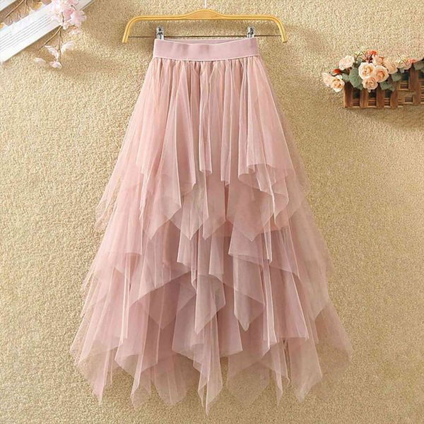 fashion solid tutu tulle womens skirts elastic high waist mesh net long paragraph hem sweet ladies stylish wear, Black
fashion solid tutu tulle womens skirts elastic high waist mesh net long paragraph hem sweet ladies stylish wear, Black