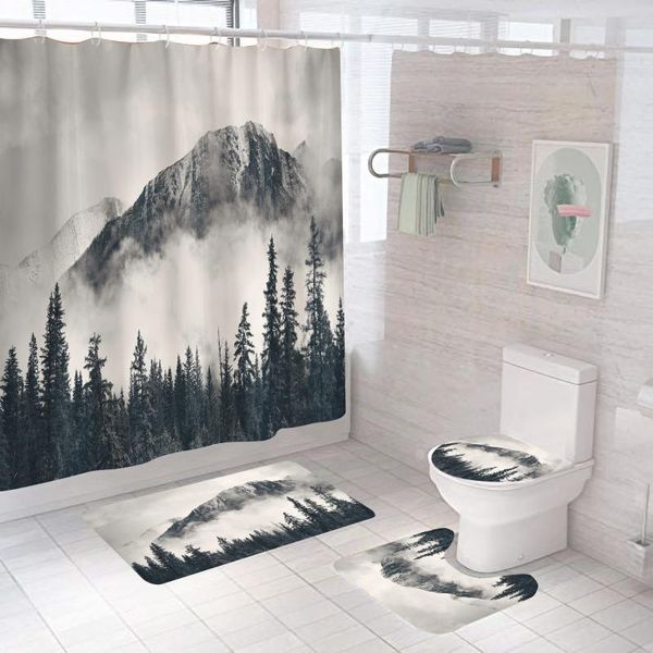 shower curtains polyester curtain set nature scenery for bathroom toilet mat bath carpet wholesale price
shower curtains polyester curtain set nature scenery for bathroom toilet mat bath carpet wholesale price