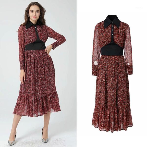 plus size xl 2021 spring women vintage printed long dress turn down collar fashion patchwork ruffles a line dresses casual, Black;gray
plus size xl 2021 spring women vintage printed long dress turn down collar fashion patchwork ruffles a line dresses casual, Black;gray