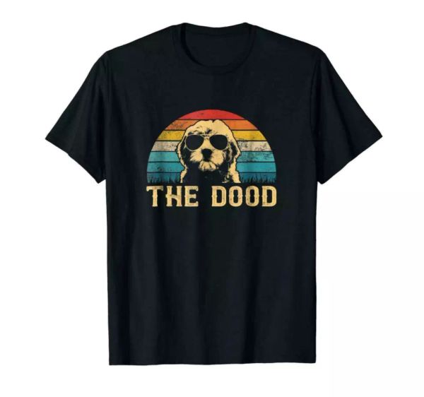 r1 goldendoodle the dood vintage cute dog black t-shirt for dog lovers s-6xl, White;black
r1 goldendoodle the dood vintage cute dog black t-shirt for dog lovers s-6xl, White;black