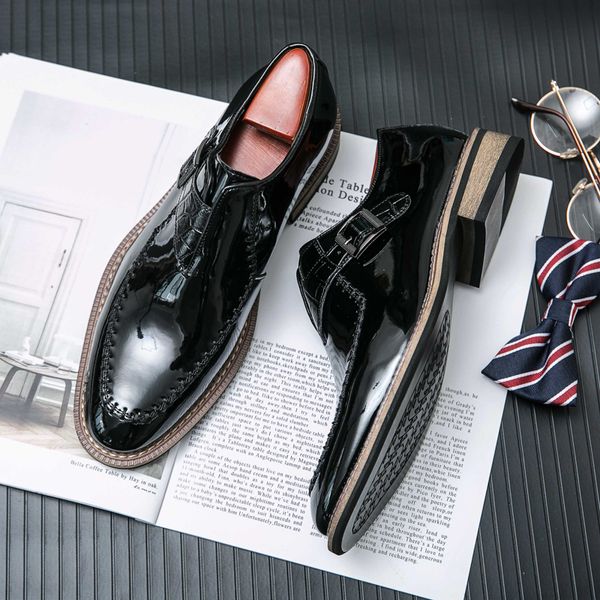 plus size wood heel luxury men office british men suit shoes buckle strap manager oxford dress shoes vintage dropshipping, Black
plus size wood heel luxury men office british men suit shoes buckle strap manager oxford dress shoes vintage dropshipping, Black