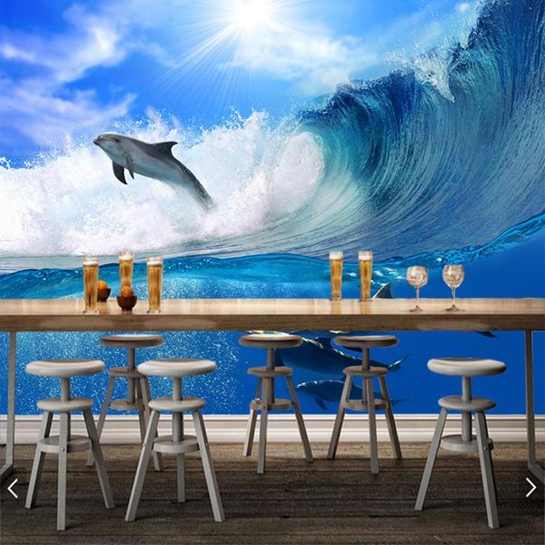 customized kids wallpaper, dolphin wave murals for children's room living sofa background decorative wallpaper wallpapers
customized kids wallpaper, dolphin wave murals for children's room living sofa background decorative wallpaper wallpapers
