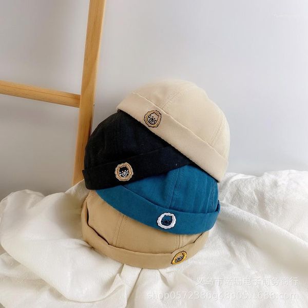 caps & hats children's landlord hat docker cap beanie polyester sailor worker rolled cuff cute brimless for autumn1, Yellow
caps & hats children's landlord hat docker cap beanie polyester sailor worker rolled cuff cute brimless for autumn1, Yellow