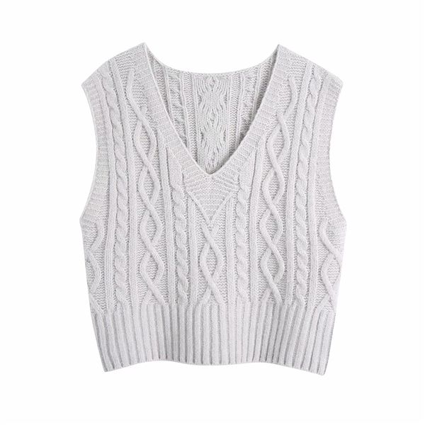 streetwear women v-neck sweaters vest fashion ladiestwist knitted elegant female chic solid grey tanks 210430, White;black
streetwear women v-neck sweaters vest fashion ladiestwist knitted elegant female chic solid grey tanks 210430, White;black