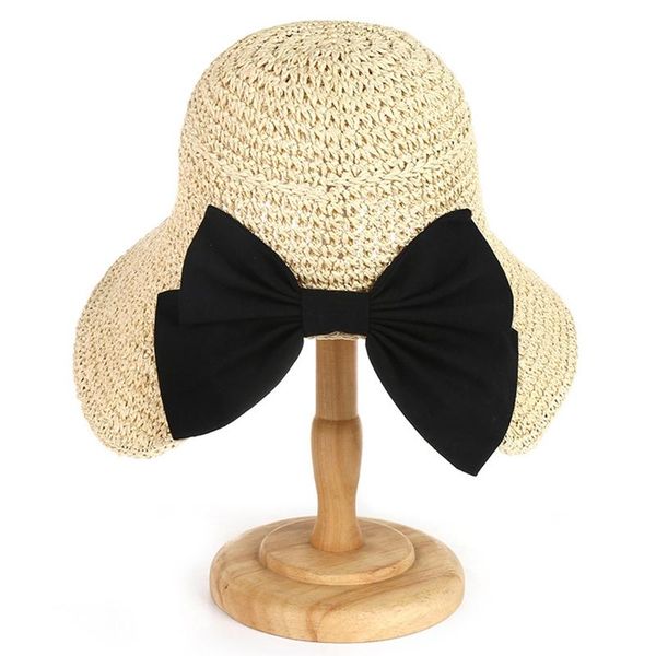 wide brim hats lady bowknot straw hat summer sunscreen leisure cap students fresh raffia shading sun foldable, Blue;gray
wide brim hats lady bowknot straw hat summer sunscreen leisure cap students fresh raffia shading sun foldable, Blue;gray