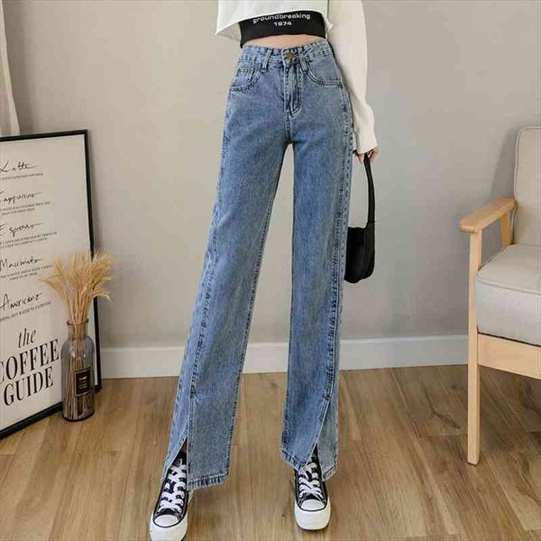 pants spring summer low womens jeans waisted wide leg patchwork slit of design fashion 90s aesthetic girl denim trousers, Blue
pants spring summer low womens jeans waisted wide leg patchwork slit of design fashion 90s aesthetic girl denim trousers, Blue