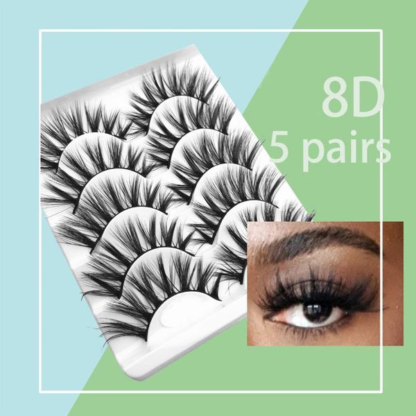synthetic silk lashes thick reusable cilia 5 pairs full strip black dramatic volume faux mink long fluffy soft eyelash makeup false eyelashe
synthetic silk lashes thick reusable cilia 5 pairs full strip black dramatic volume faux mink long fluffy soft eyelash makeup false eyelashe