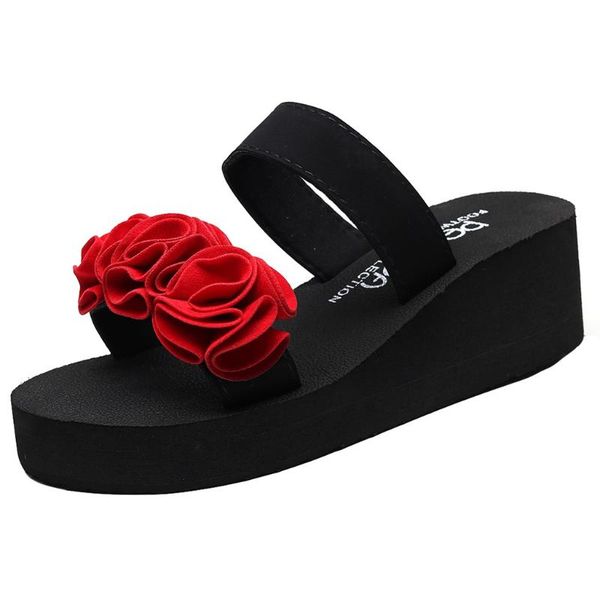 slippers fashion women slipper ladies casual non-slip slip-on open toe wedges heels black color flower shoes beach #1217
slippers fashion women slipper ladies casual non-slip slip-on open toe wedges heels black color flower shoes beach #1217