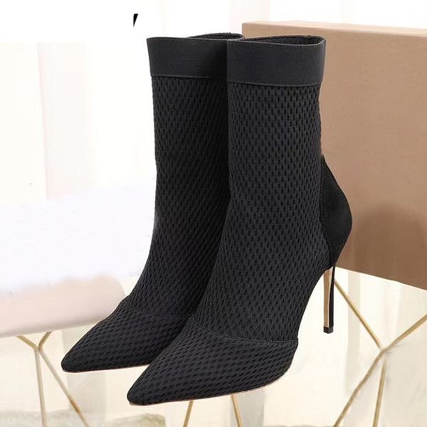 boots autumn winter knitting ankle boots women pointed toe thin high heel shoes black stretch short botas sock vgo7
boots autumn winter knitting ankle boots women pointed toe thin high heel shoes black stretch short botas sock vgo7