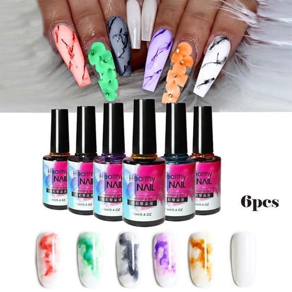 nail polish nagellak 6 pcs 15ml smudge bubble watercolor gel color varnish manicure vernis semi permanant uv #1107 wholesale1, Red;gold 
nail polish nagellak 6 pcs 15ml smudge bubble watercolor gel color varnish manicure vernis semi permanant uv #1107 wholesale1, Red;gold