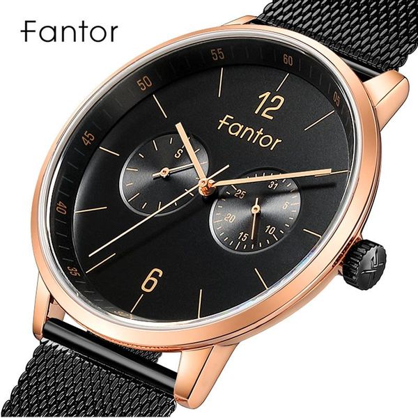 wristwatches fantor luxury black gold fashion business watch men wrist brand chronograph japan quartz mens classic dress, Slivery;brown
wristwatches fantor luxury black gold fashion business watch men wrist brand chronograph japan quartz mens classic dress, Slivery;brown