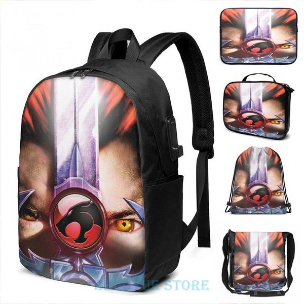 backpack funny graphic print thundercats - sword of omens usb charge men school bags women bag travel laptop
backpack funny graphic print thundercats - sword of omens usb charge men school bags women bag travel laptop