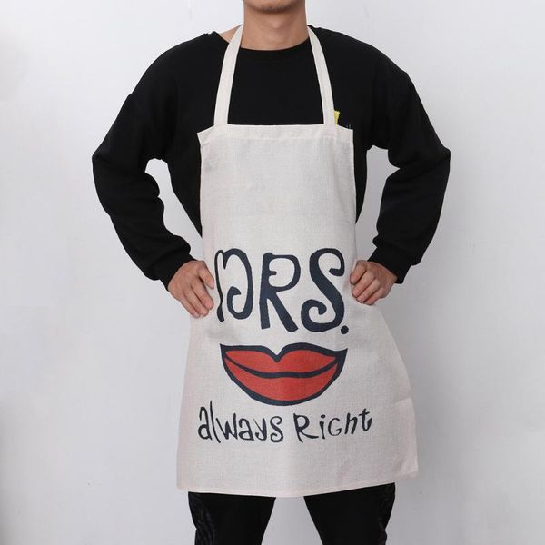 cotton linen patterned apron oilproof and dirt proof hanging neck kitchen cooking (red lip) aprons
cotton linen patterned apron oilproof and dirt proof hanging neck kitchen cooking (red lip) aprons