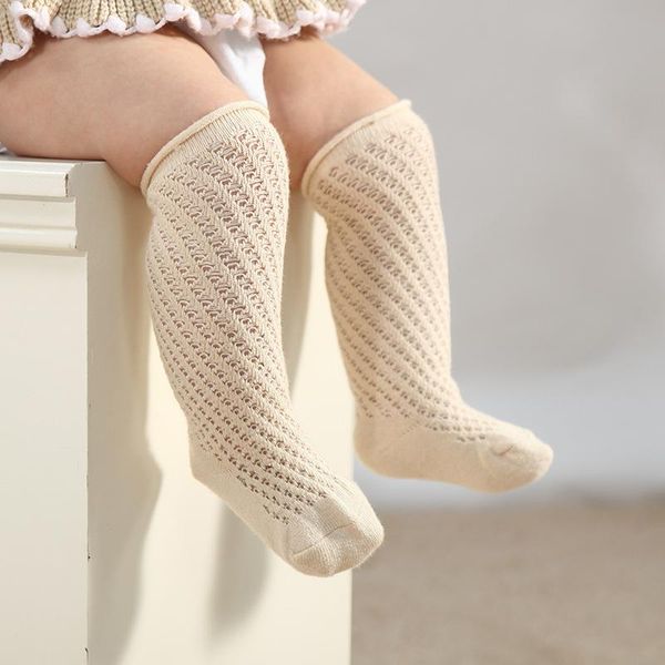 0-5y children cotton socks for girls knitted boys long sock knee high toddlers loose baby hollow out infant floor, Pink;yellow
0-5y children cotton socks for girls knitted boys long sock knee high toddlers loose baby hollow out infant floor, Pink;yellow